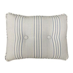 Ralph Lauren Shelter Island Accent Pillow Blue & White Ticking Stripe